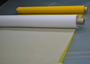 Malla de alta resistencia de la impresión del poliéster del amarillo 110T con la certificación del FDA para imprimir
