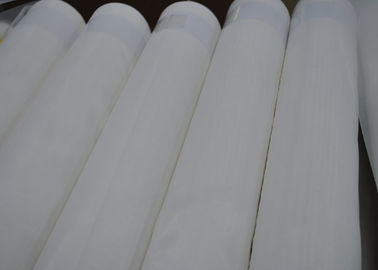 Malla de la impresión de la pantalla del poliéster del DPP 72T con blanco y amarillo para la impresión de materia textil