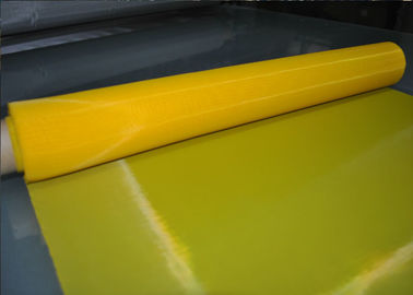 80T amarillean la malla de la impresión de pantalla de seda del poliéster para la impresión de materia textil, rollo 30-70m/