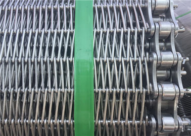 Banda transportadora modificada para requisitos particulares de la malla de alambre del acero inoxidable con el SGS de la cadena enumerado