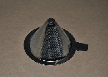 Filtro de café cónico lavable del filtro de malla de alambre del acero inoxidable