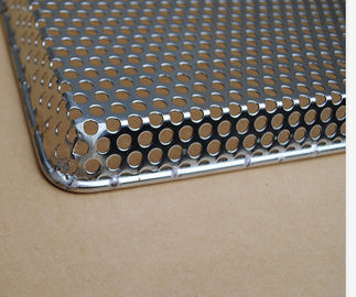 Bandeja perforada de la cesta del acero inoxidable para secar la hornada de congelación y el deshidratador