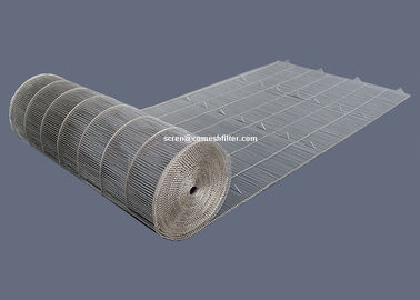 Banda transportadora modificada para requisitos particulares larga vida de la malla de acero con el diámetro de alambre de 1m m