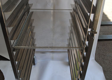 Carretilla modificada para requisitos particulares del estante del acero inoxidable del pan para el equipo de la cocina de los alimentos de preparación rápida