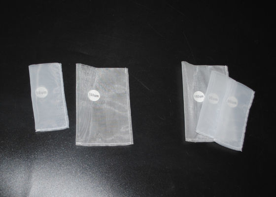 Doblez de nylon del doble de Mesh Rosin Nut Milk Bag que cose para la filtración líquida