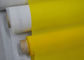 Malla 77T de la impresión del poliéster de 55 hilos para la camiseta/la materia textil, color amarillo