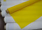Malla 77T de la impresión del poliéster de 55 hilos para la camiseta/la materia textil, color amarillo