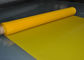 Malla blanca/del amarillo del poliéster de empernado del paño 120 para la impresión de cristal, 158 micrones