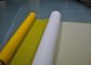 Malla de alta resistencia de la impresión del poliéster del amarillo 110T con la certificación del FDA para imprimir