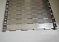 Cinturón transportador de malla de alambre de acero inoxidable / de carbono con cadena de enlace de placa perforada