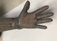 guantes extendidos de la malla del acero inoxidable del correo en cadena del puño del 19cm para matar