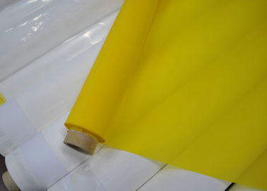 158 tela de malla del poliéster del micrón 47T para la impresión de cerámica, color blanco/del amarillo