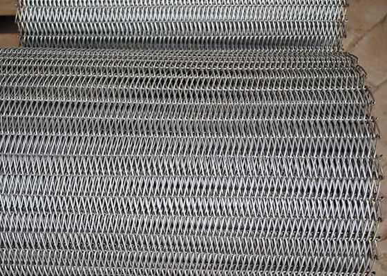 Alambre de acero inoxidable Mesh Conveyor Belt de la secadora de la alga marina 1.0m m
