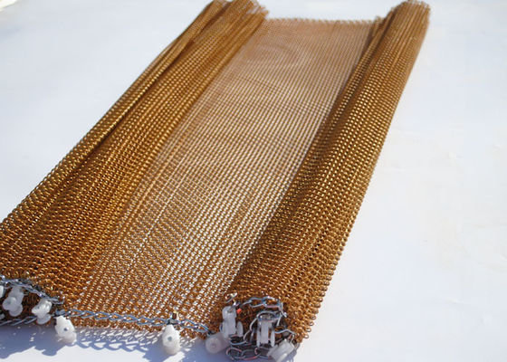 Un buen precio. separador arquitectónico de Mesh Curtain Room Dividers Partition del metal de 1m m en línea