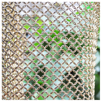 Un buen precio. metal decorativo Mesh Building Aluminum Wire Mesh del 12m para la decoración de la pared en línea