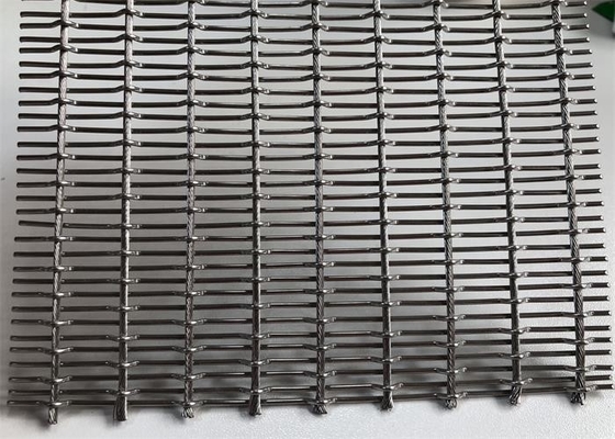 Un buen precio. Acero inoxidable 304 Mesh Decorative Crimped tejido arquitectónico en línea
