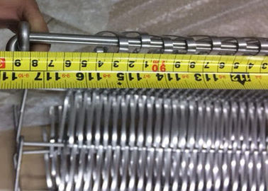 Un buen precio. Correa de la malla del transportador del alambre plano de la decoración, vida inoxidable del tiempo largo de la banda transportadora 316 en línea