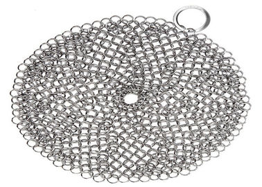 Un buen precio. Depurador redondo de la cocina 316l Chainmail para el Cookware del arrabio sin moho en línea