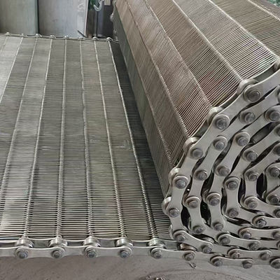 Un buen precio. Cinturón transportador de acero inoxidable para horno de túnel en línea