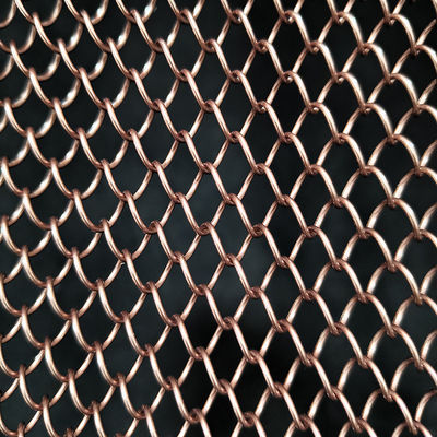 Un buen precio.  Metal Mesh Curtain Bronze finish Hanging Wire Mesh Room Dividers For Ceiling en línea