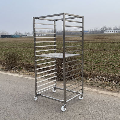 Un buen precio. Customized Size Stainless Steel 201 304 Tray Rack Cart Trolley for Drying Baking en línea
