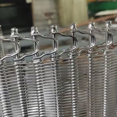 Un buen precio. Flexible Rod Conveyor Belt Stainless Steel Spiral Balanced Weave Wire Mesh Belt en línea