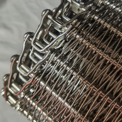 Un buen precio. Cinturón transportador de acero inoxidable 304 de tela de equilibrio espiral de malla de alambre de cadena de congelador accionado en línea