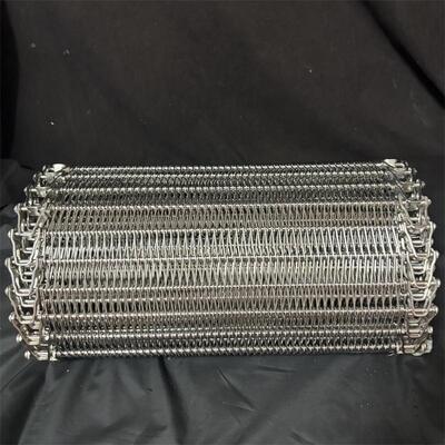 Un buen precio. Correa de malla de equilibrio espiral de acero inoxidable del transportador de alimentos congelados de acero inoxidable 304 en línea