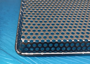 Un buen precio. Bandejas perforadas del metal del acero inoxidable de la certificación del FDA con tamaño modificado para requisitos particulares en línea