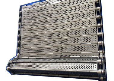 Un buen precio. Banda transportadora modificada para requisitos particulares de la malla de alambre de la placa de cadena de los SS 304 para la maquinaria en línea