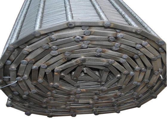 Un buen precio. La banda transportadora de la malla del vínculo del ojo del acero de carbono/el lazo se unió a la correa del alambre para la empaquetadora del encogimiento en línea