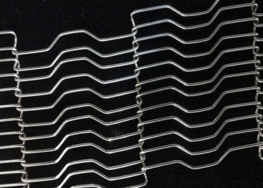 Un buen precio. Banda transportadora inoxidable de la malla de alambre de la flexión del plano de acero para secarse y refrescarse en línea