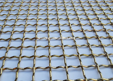 Un buen precio. Malla de alambre prensada metal decorativo tejida latón del acero inoxidable de la malla de alambre en línea
