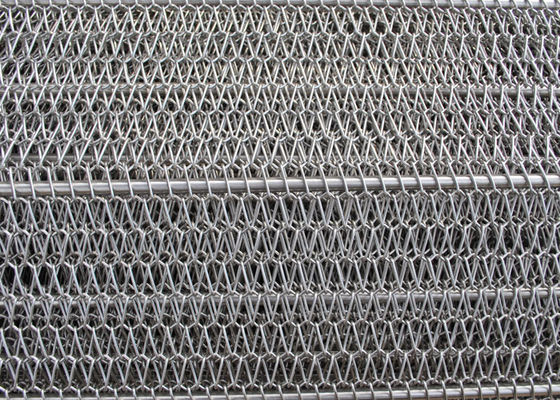 Un buen precio. La categoría alimenticia de congelación de pescados tuerce en espiral banda transportadora conducida cadena de 2.0m m en línea