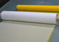 Malla modificada para requisitos particulares de la tela de la impresión de la pantalla 74 pulgadas para la electrónica, color blanco/del amarillo