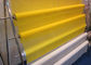 Malla amarilla 87&quot; de la tela de la impresión de la pantalla de la camiseta, módulo de la malla de la impresión del poliéster alto