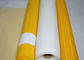 Tela filtrante blanca/del amarillo del monofilamento, anchura de la tela de malla de la pantalla los 258cm