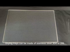 Envases para secado de malla de alambre tejido de acero inoxidable de calidad alimentaria