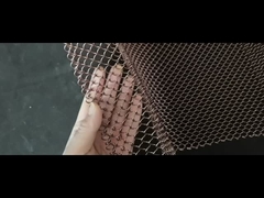 Cortina de malla de aluminio