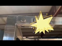 4 pulgadas de ruedas de acero inoxidable de rack de carrito 300 kg para la sala de secado