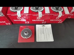 rebanadas de molinillo de carne de acero inoxidable