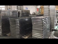 Taller de montaje de carretillas de acero inoxidable