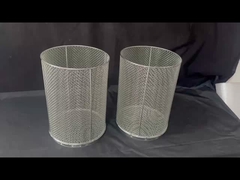 Cesta de malla de alambre de acero inoxidable