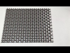 Decoración de paredes exteriores de malla de alambre resistente a la corrosión Protección de seguridad