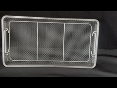 Cesta de desinfección de malla de alambre de acero inoxidable