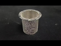 SS304 Acero inoxidable Metales de malla perforada de filtro Tubos de tuberías Elementos de cilindro con agujeros Alimentos Gr
