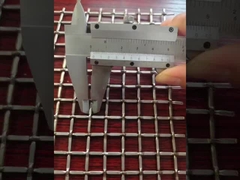 Panel de malla de alambre arquitectónico decorativo de acero inoxidable de metal fachadas pared interior