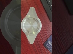 Acero inoxidable de oro personalizado 304 filtro de hojas sueltas para el té filtro reutilizable de infusor de filtro de té de metal