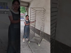 300 kg Peso de carga 30 niveles de acero inoxidable Calleja de refrigeración de pasteles bandeja de secado de frutas