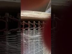 304 Cinta transportadora de malla de alambre para túnel de congelación resistente al calor